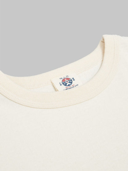 samurai jeans rim inlay loopwheel tshirt ivory interior tag