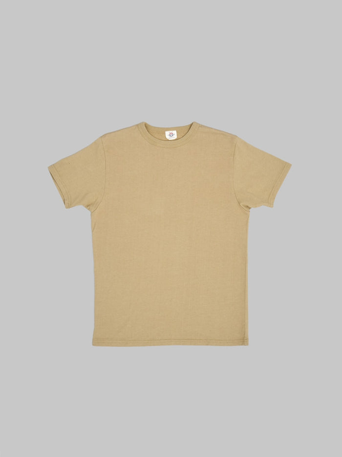 samurai jeans rim inlay loopwheel tshirt olive slim front