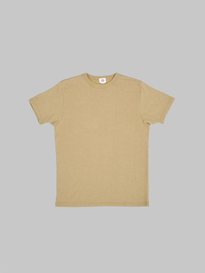 samurai jeans rim inlay loopwheel tshirt olive slim front