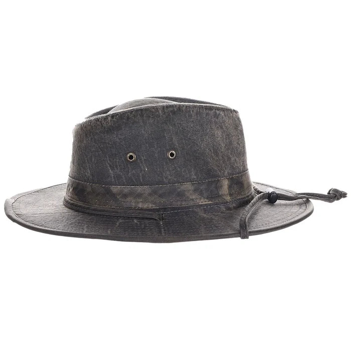 Scala Loon - Weathered Cotton Outback Hat