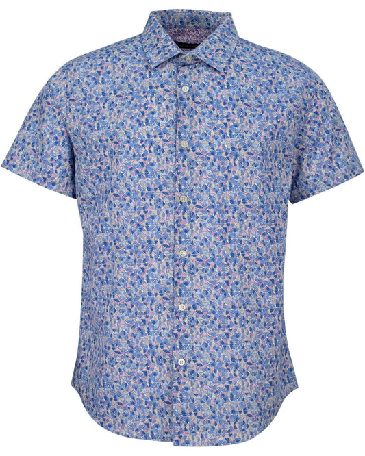 SCOTT MOSAIC  SHIRT - BLUE