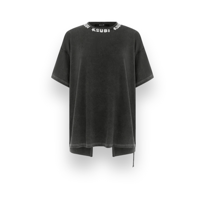 Scrawl Oh G Ss Tee Sliced Iron