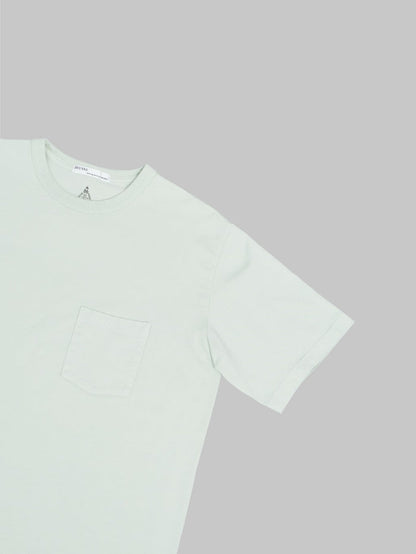 seuvas cotton crew neck tshirt matcha  sleeve