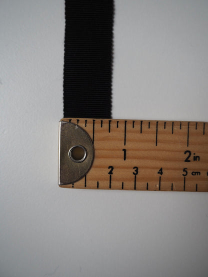 Shindo Black Grosgrain Ribbon 18mm