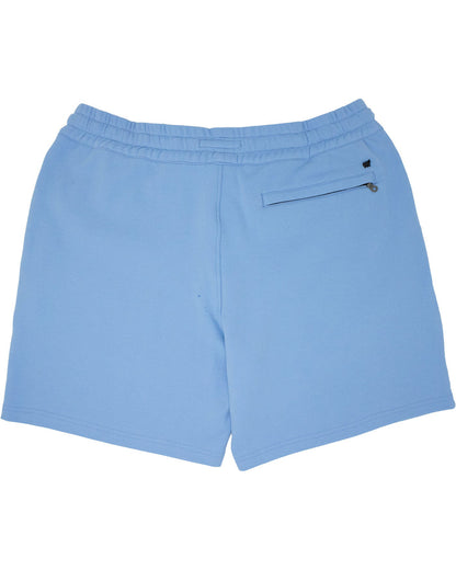 SILUS EMBOSSED INTERLOCK SHORTS - BLUE