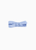 Lily Rose Clip Small Bow Hair Clip in French Blue