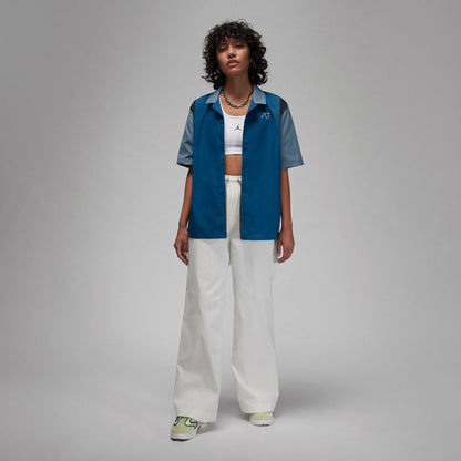 Ss Button-Up Shirt Top