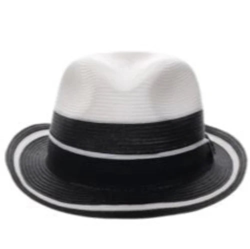 Stacy Adams Rodano - Straw Fedora Hat