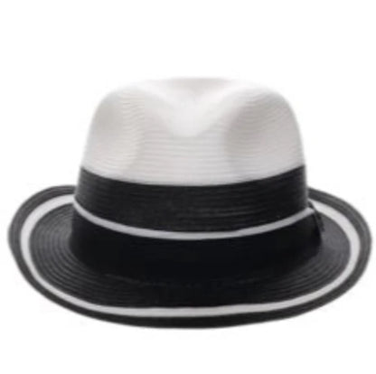Stacy Adams Rodano - Straw Fedora Hat