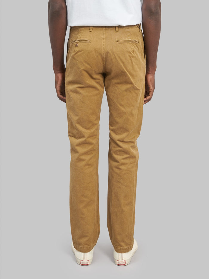stevenson overall colts chinos v2 khaki relaxed tapered back rise