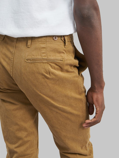 stevenson overall colts chinos v2 khaki relaxed tapered back pocket