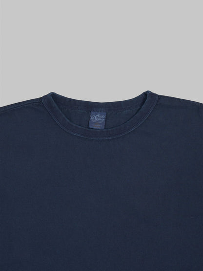 studio dartisan 8136b usa cotton tshirt dark indigo collar