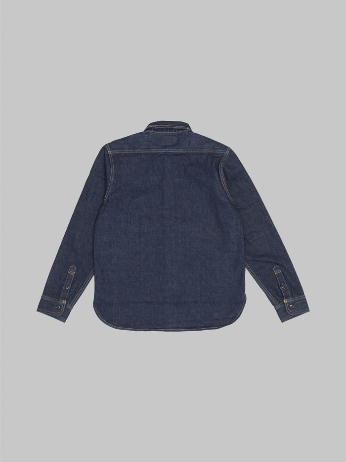 studio dartisan 14oz selvedge denim workshirt back