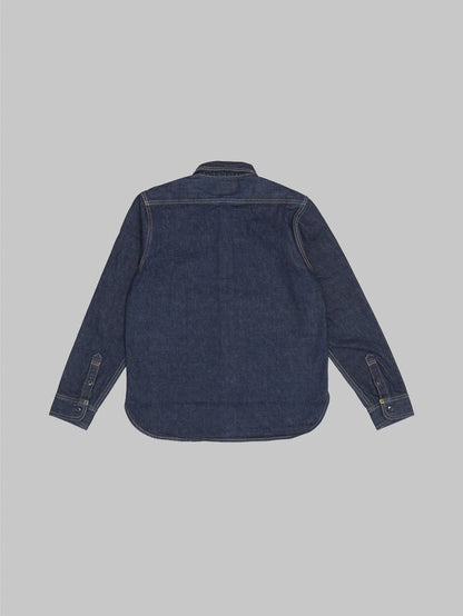 studio dartisan 14oz selvedge denim workshirt back