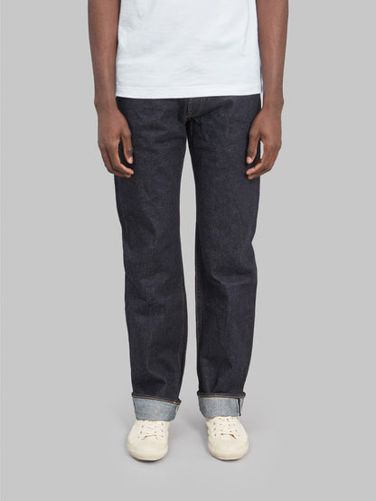 studio dartisan sd 101xx slim straight selvedge jeans front fit