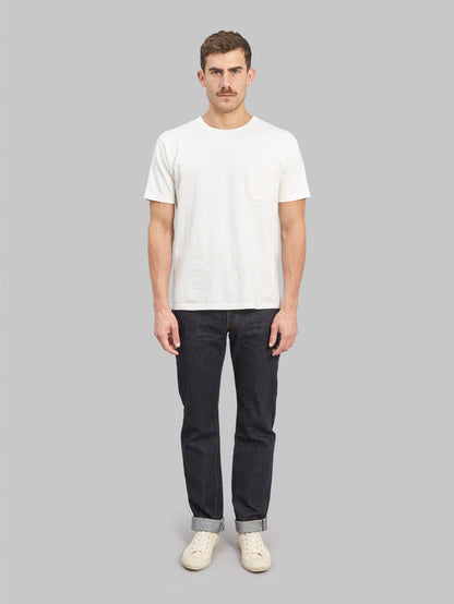 studio dartisan sd 103 15oz tight straight selvedge jeans model front fit
