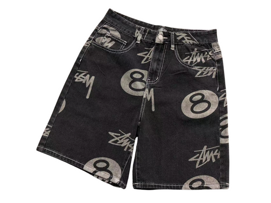 Stussy 8ball Short Black/Grey