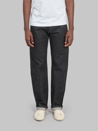 sugar cane 460 1947 model black selvedge denim front fit