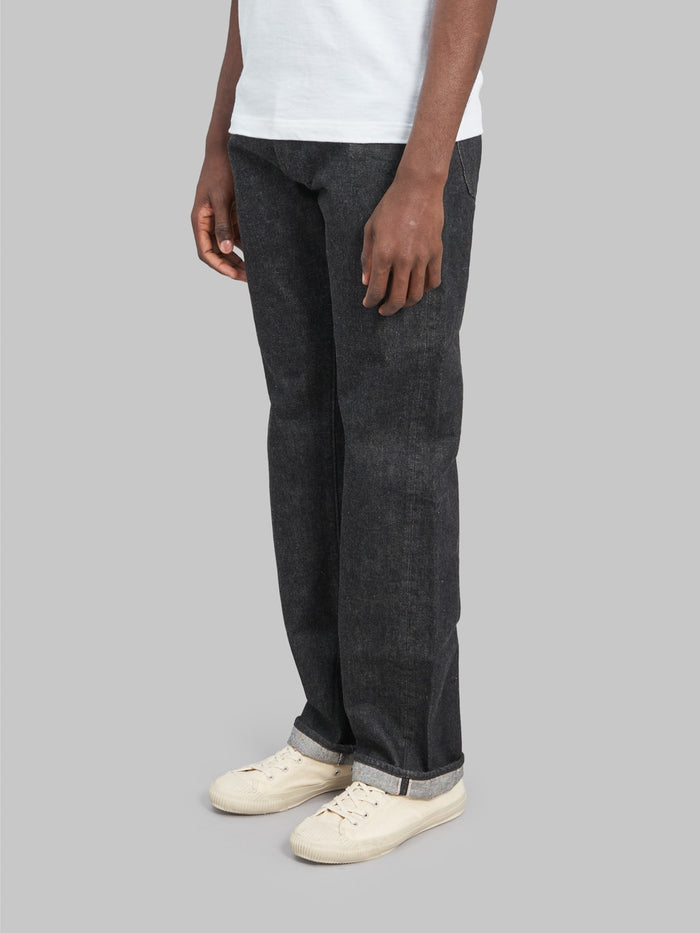 sugar cane 460 1947 model black selvedge denim  side fit