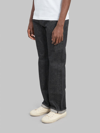 sugar cane 460 1947 model black selvedge denim  side fit
