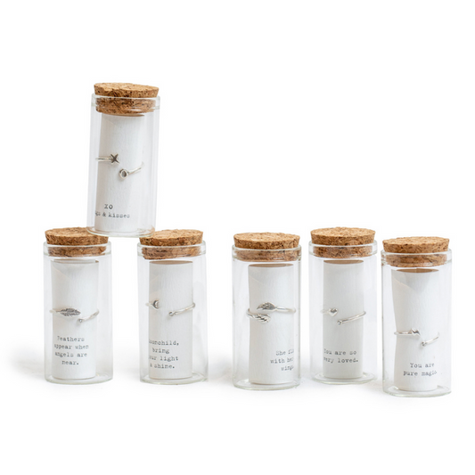 Sugarboo & Co. Message in a Bottle Ring