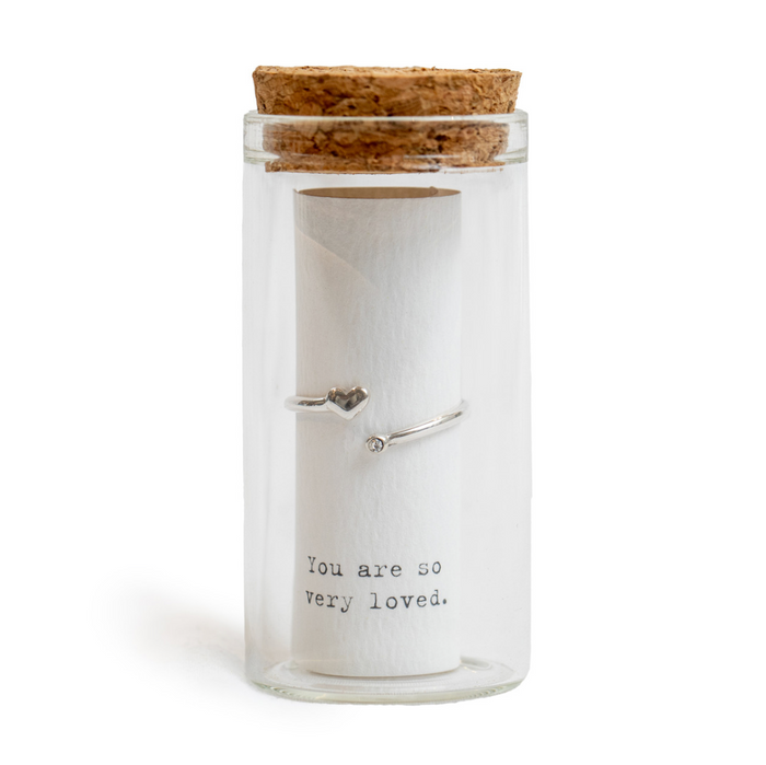 Sugarboo & Co. Message in a Bottle Ring