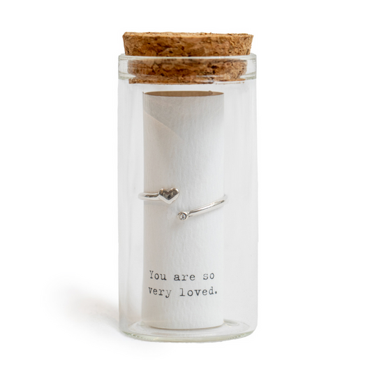 Sugarboo & Co. Message in a Bottle Ring