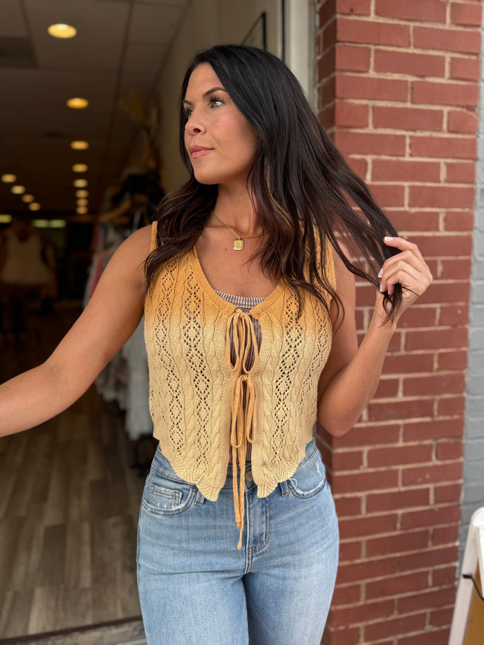 Sunburn Tie Vest