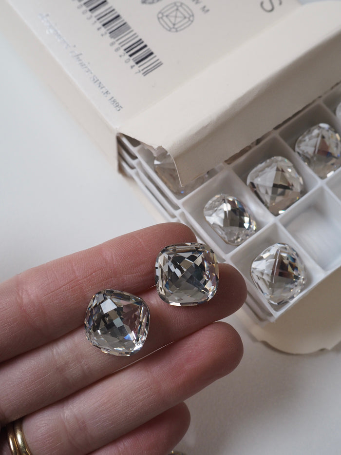 Swarovski Classical Square Crystals 16mm - 72 pieces