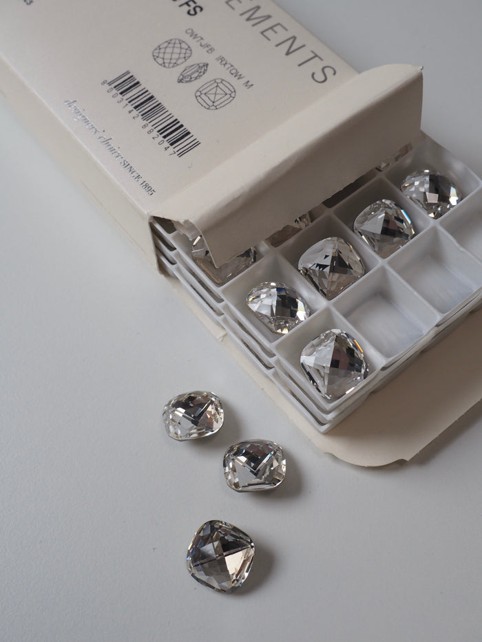 Swarovski Classical Square Crystals 16mm - 72 pieces