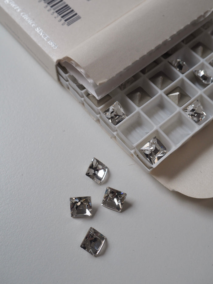 Swarovski Xillion Square Crystals 8mm - 144 pieces