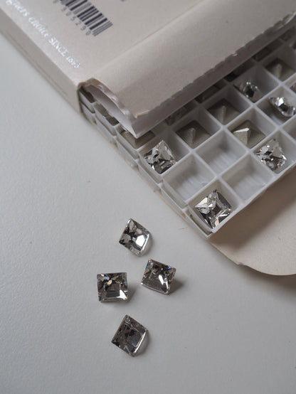 Swarovski Xillion Square Crystals 8mm - 144 pieces