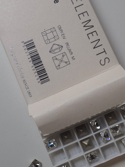 Swarovski Xillion Square Crystals 8mm - 144 pieces