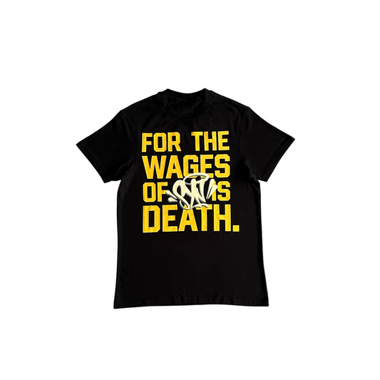 Syna World Wages Tee Black