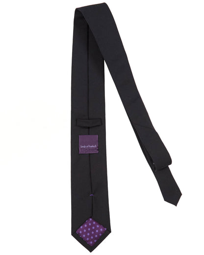 TADDEO MERINO TIE - BLACK