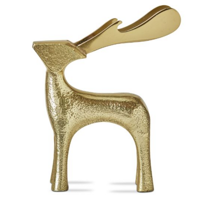 Tag Gold Reindeer Bottle Opener