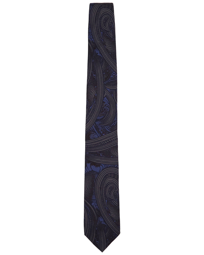 TALIA BADALONA SMOKE PRINTED TIE