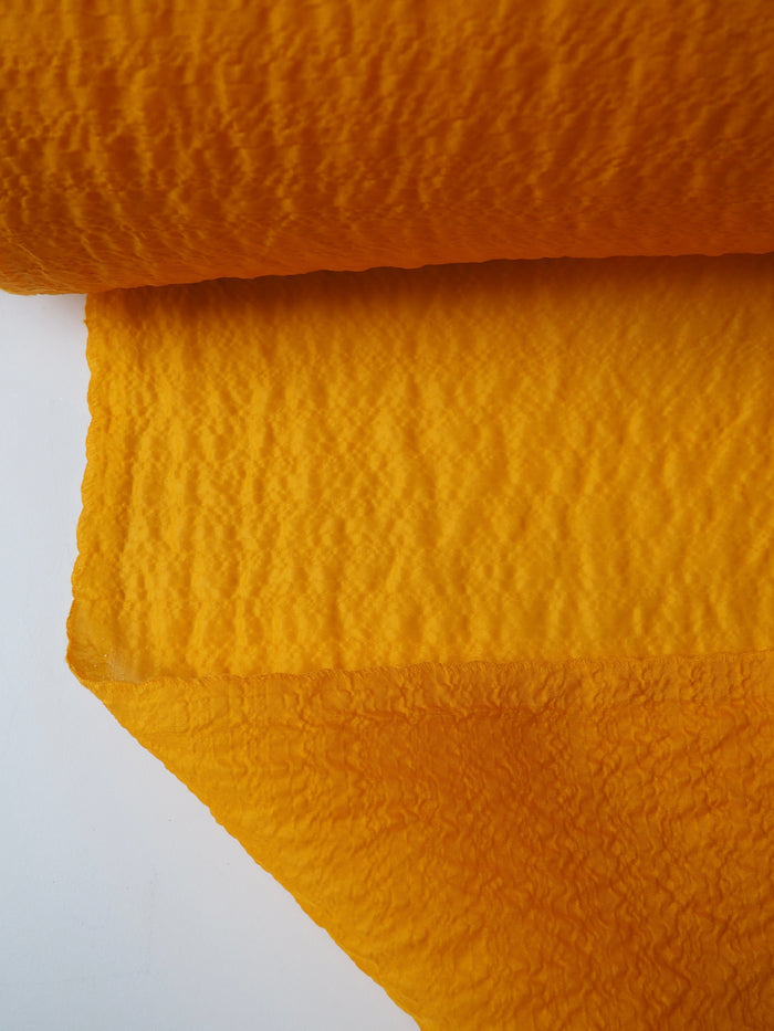 Tangerine Silk Cloqué