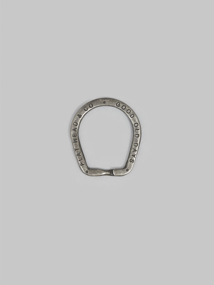 the flat head iron keyring