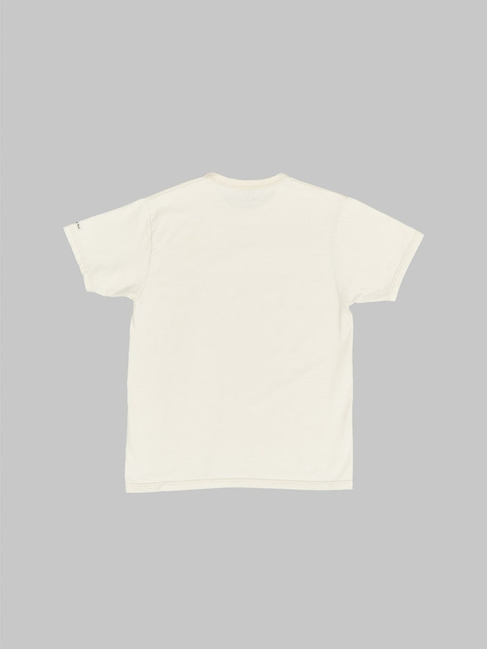 The Flat Head Loopwheeled Heavyweight Plain TShirt ivory back