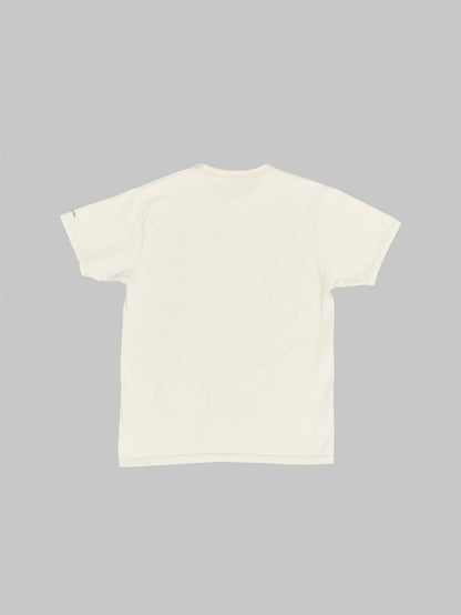 The Flat Head Loopwheeled Heavyweight Plain TShirt ivory back