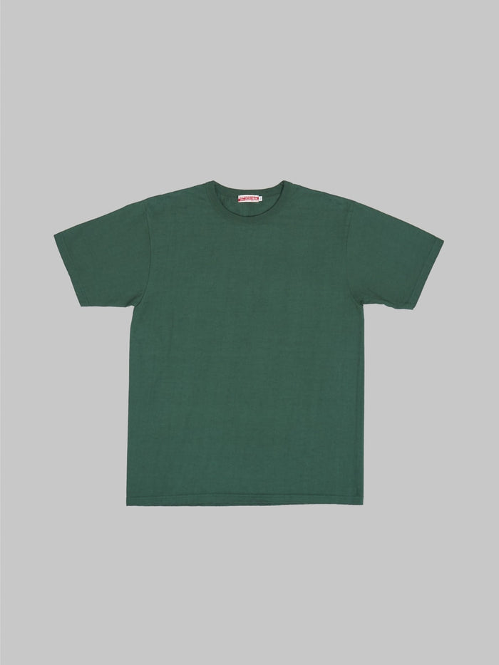 the strike gold loopwheel tshirt green front
