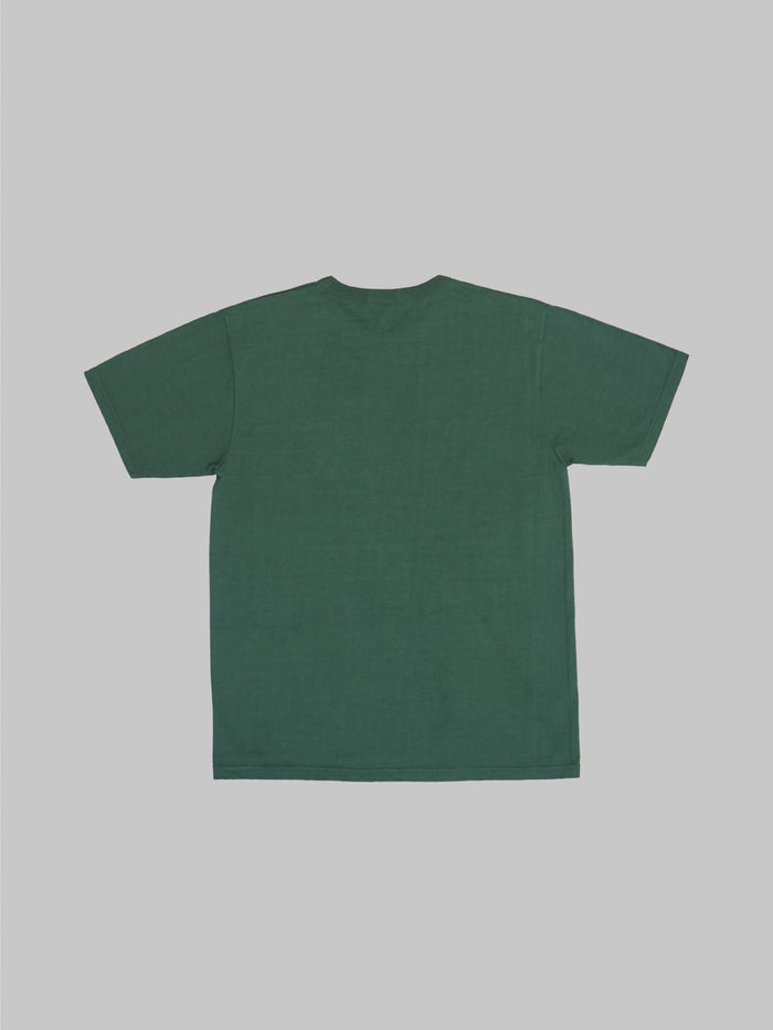 the strike gold loopwheel tshirt green back