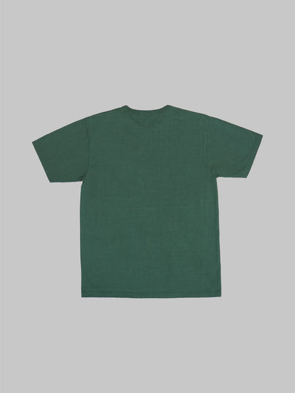 the strike gold loopwheel tshirt green back