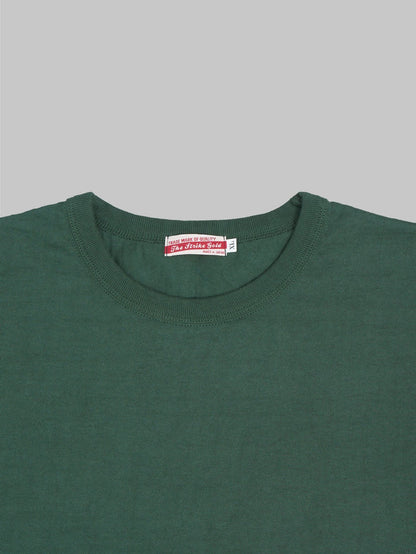 the strike gold loopwheel tshirt green crewneck