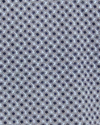 Tim Diamond Flowers Blue Shirt