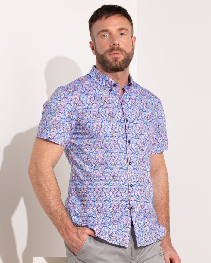 Tim Harlequin Stars Pink