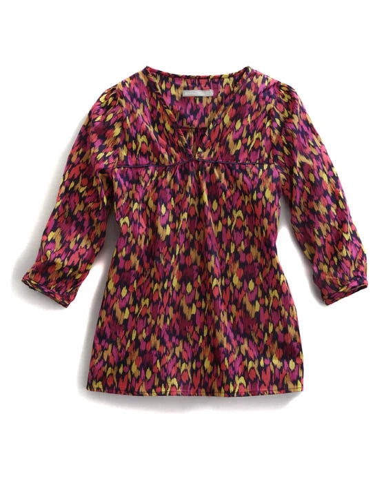 Tin Haul 9495 Confetti Camo (Pink) - Women's Western Blouse
