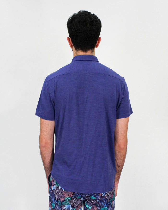 TOBIAS MERINO SHIRT - SKIPPER