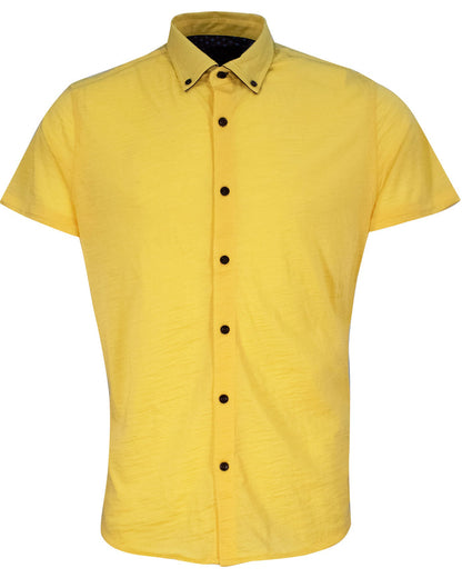 TOBIAS MERINO SHIRT - SUNSHINE